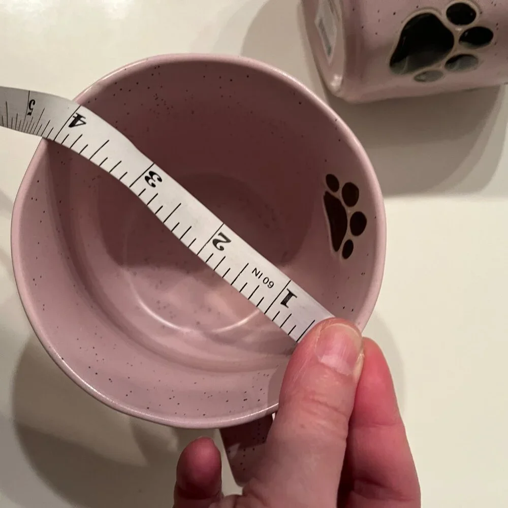 Dog Paw Print Mugs‎ (Set of 2 / new) (pet/x)